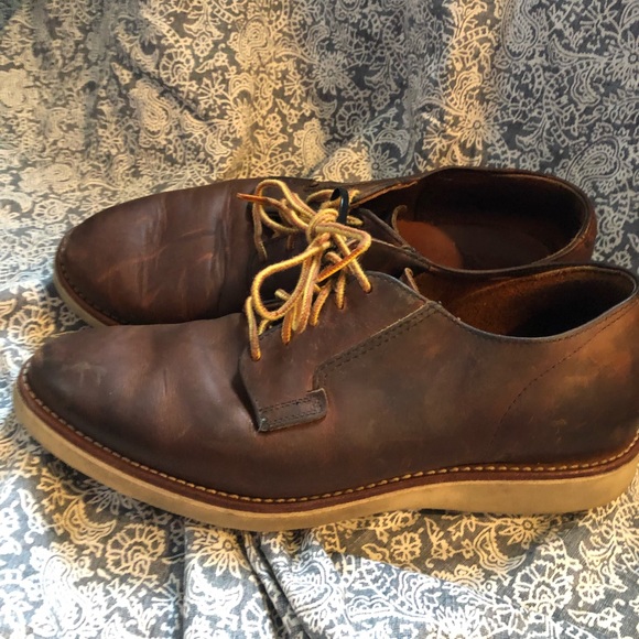 Red Wing Shoes Shoes | Red Wing Shoes 3118 Postman Oxford Oiled Brown Leather 9 | Color: Brown/Red | Size: 9 | Emilyscellar792's Closet